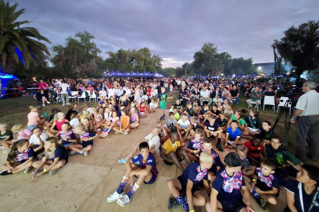 Prize giving at Highgate Ostrich Farm