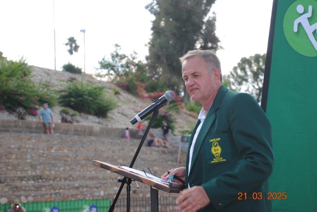 SA Biathlon President Gerhard Louwrens